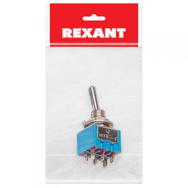  250V 3 (6c) ON-ON   Micro  (MTS-202)  REXANT   1 