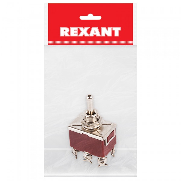  250V 6 (6c) (ON)-OFF-(ON)   (KN-223)  REXANT   1 