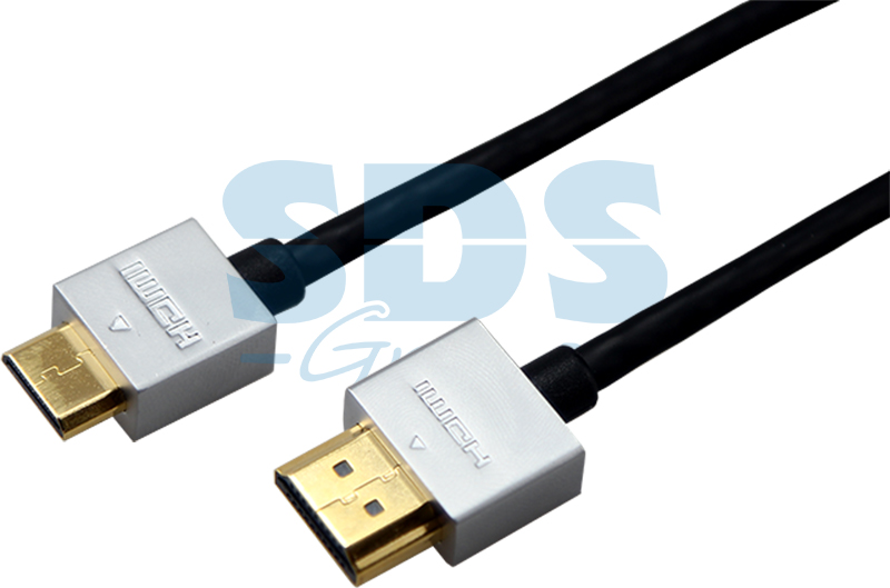   HDMI - mini HDMI  gold  3  Ultra Slim  ()  REXANT