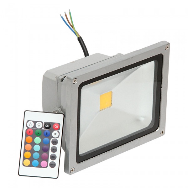  FL-RGB-COB, RGB 20 W, 220V, IP65, Lamper