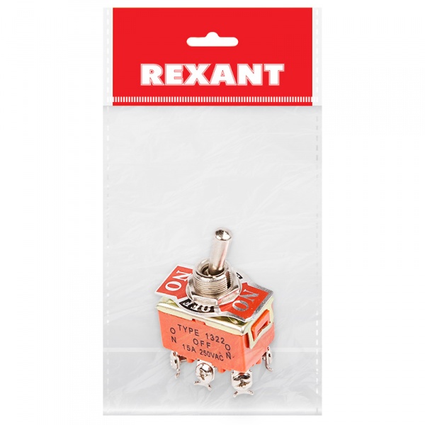  250V 15 (6c) ON-OFF-ON   (KN-203)  REXANT   1 