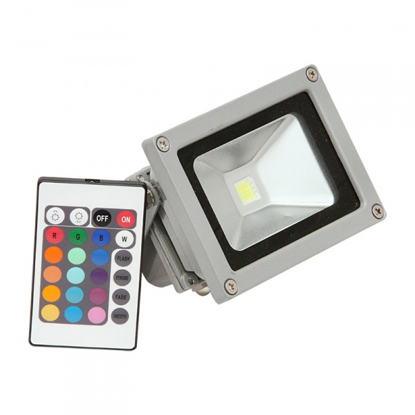  FL-RGB-COB, RGB 10 W, 220V, IP65, Lamper