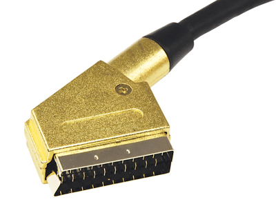  SCART Plug - SCART Plug 21pin  1.5  (gold-gold)    REXANT